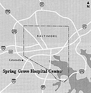 Spring Grove Hospital map