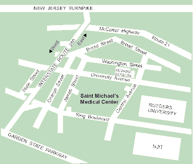 St. Michael's Medical Center map
