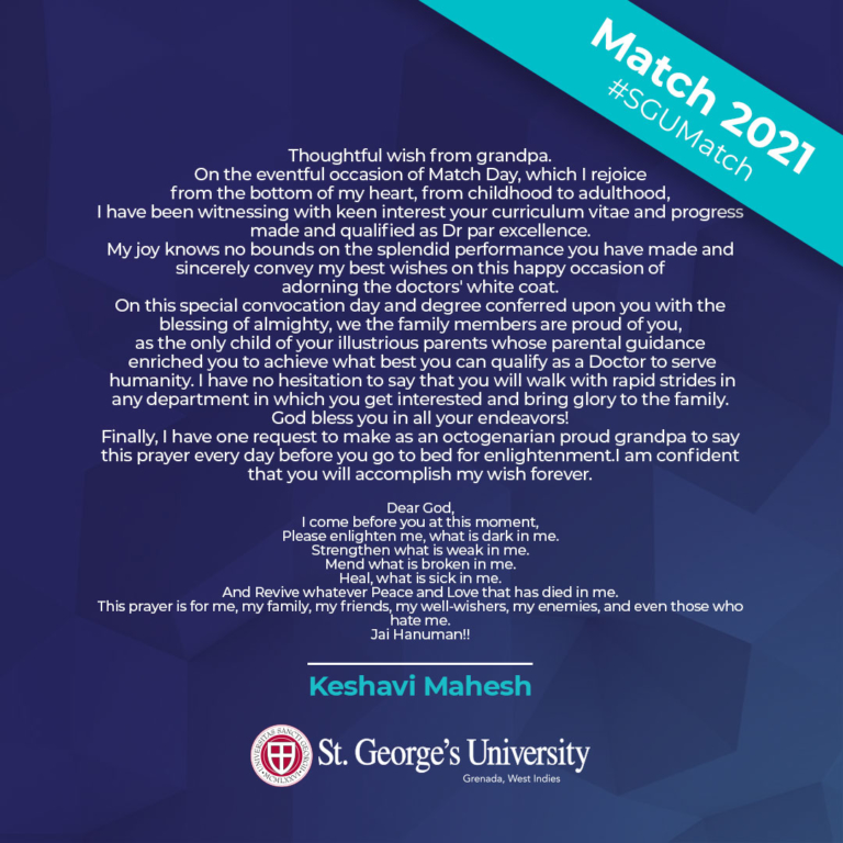 Match Day 2021 St. University