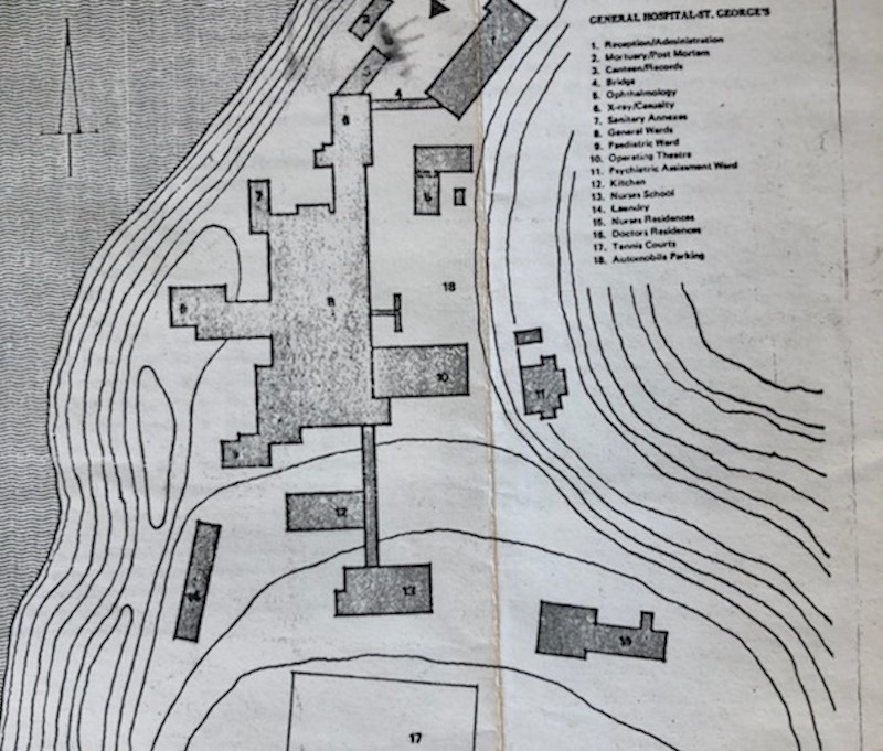 Original Map of True Blue Campus
