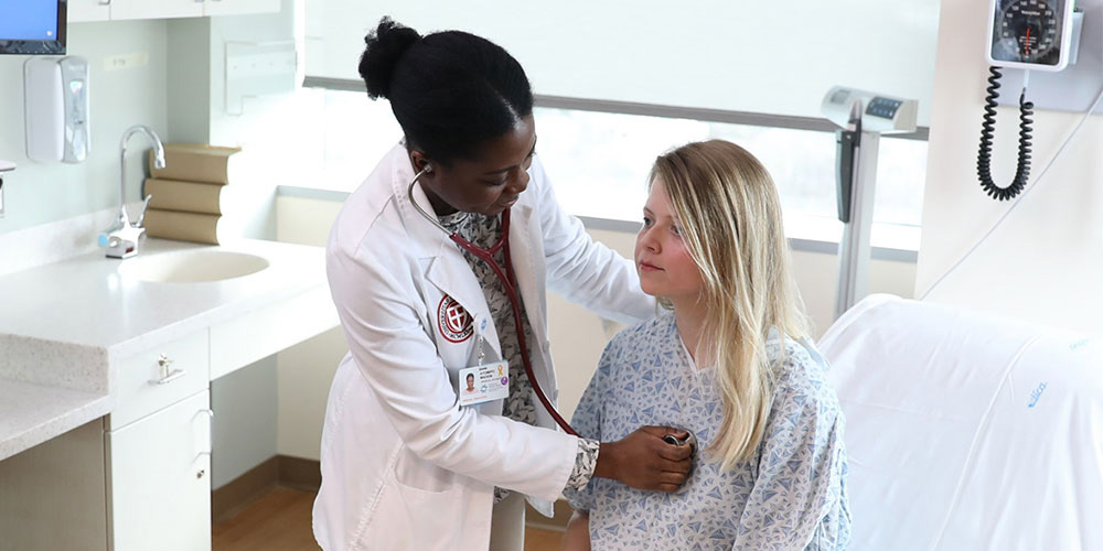 Examining Patient
