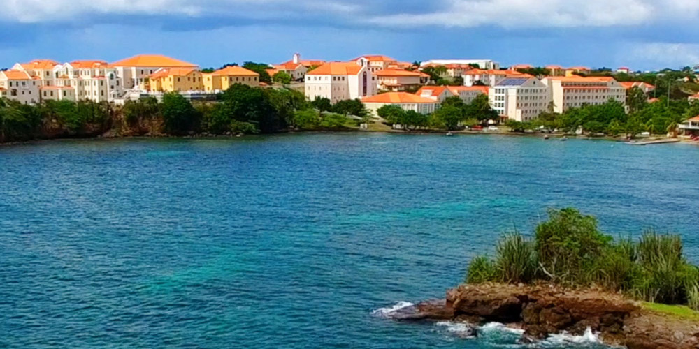 Grenada from water