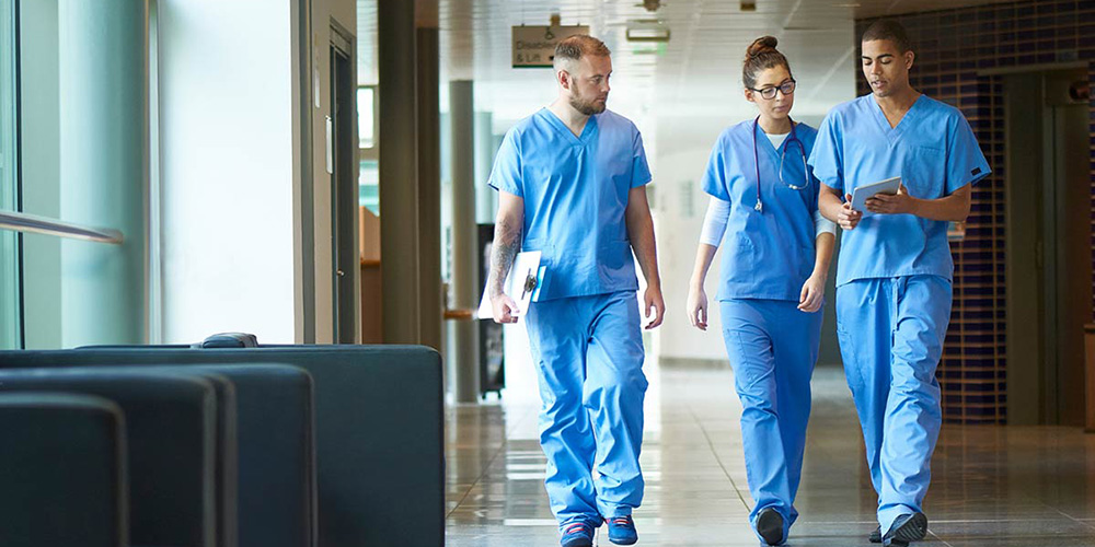 Students in Hallway