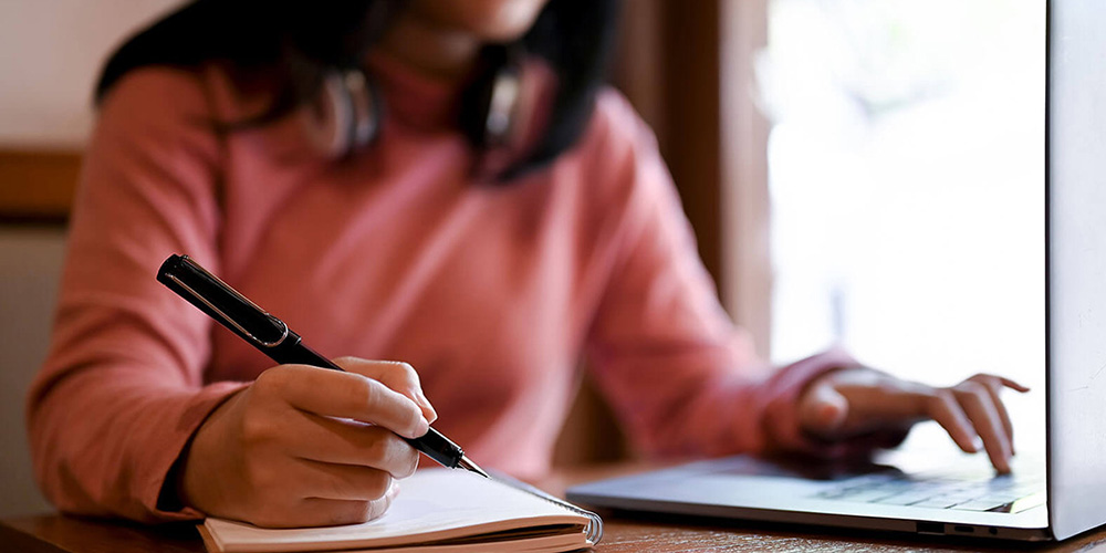 Student Studying