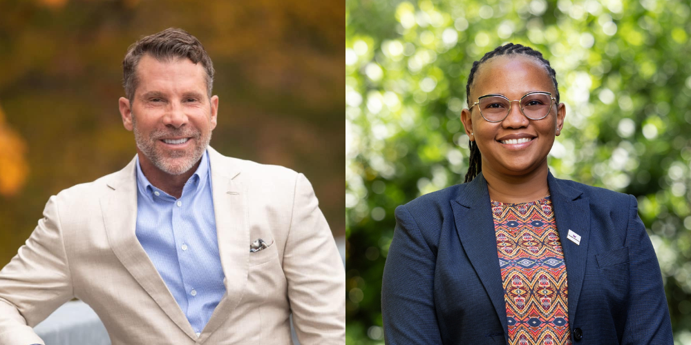 Headshots of Jeff Vacirca and Orapeleng Phuswane-Katse|SOM grad Jeff Vacirca News