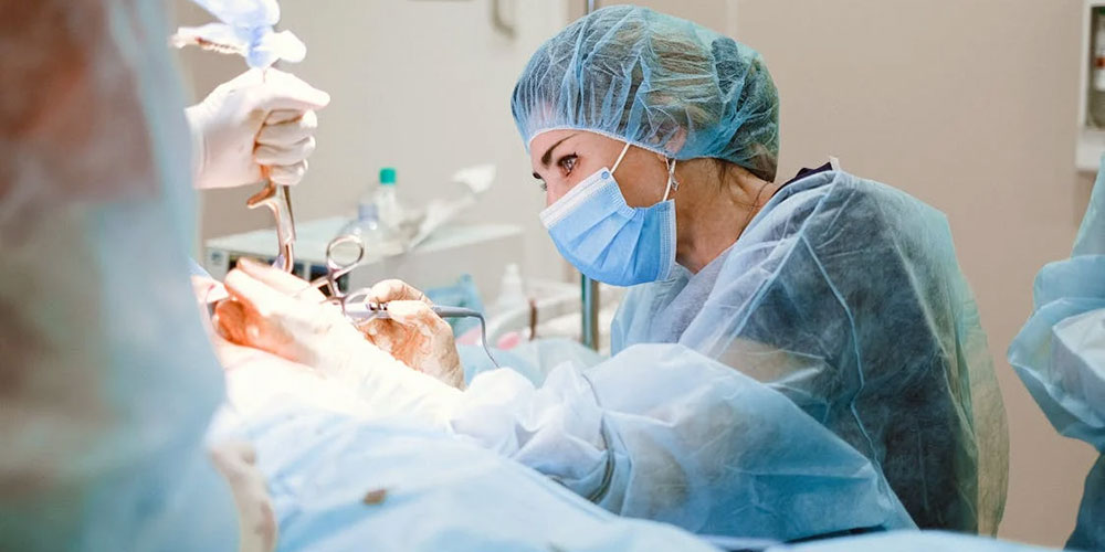 Doctor Performing Surgery