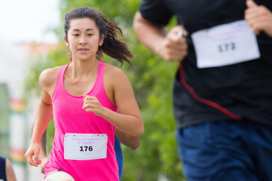 Students Running